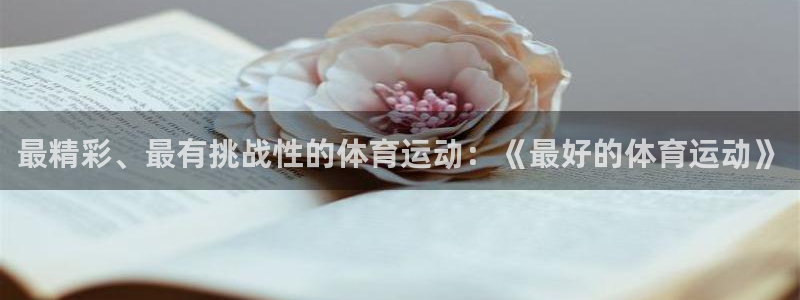 bbin视讯游戏平台：最精彩、最有挑战性的体育运动：《最好的体育运动》
